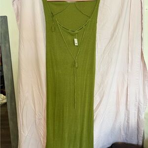 Free People Green Maxi Dress